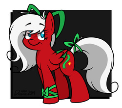 Size: 3978x3507 | Tagged: safe, artist:dahhez, oc, oc only, oc:gift wrapped, pegasus, pony, high res, solo