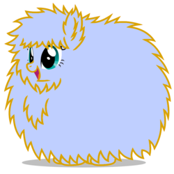Size: 894x894 | Tagged: safe, artist:mixermike622, edit, oc, oc only, oc:fluffle puff, g4, open mouth, recolor, simple background, smiling, solo, transparent background, vector