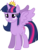 Size: 4933x6500 | Tagged: safe, artist:theshadowstone, twilight sparkle, alicorn, pony, g4, absurd resolution, crown, female, jewelry, mare, older, regalia, simple background, solo, spread wings, transparent background, twilight sparkle (alicorn), wings