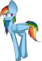 Size: 1641x2405 | Tagged: safe, artist:vampdoq, rainbow dash, g4, female, solo