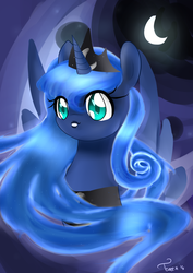 Size: 1024x1448 | Tagged: safe, artist:tanee13, princess luna, g4, female, solo