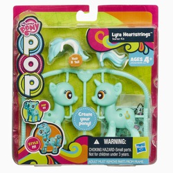 Size: 1500x1500 | Tagged: safe, lyra heartstrings, g4, official, female, hasbro, irl, my little pony pop!, packaging, photo, sprue pony, toy