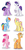 Size: 1400x2800 | Tagged: safe, artist:looji, applejack, fluttershy, pinkie pie, rainbow dash, rarity, twilight sparkle, alicorn, pony, g4, applejack (male), bubble berry, butterscotch, dusk shine, elusive, male, male six, mane six, prince dusk, rainbow blitz, rule 63, twilight sparkle (alicorn)