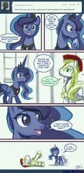 Size: 501x1024 | Tagged: safe, artist:duna364, artist:johnjoseco, princess luna, ask princess molestia, g4, comic, cute, daaaaaaaaaaaw, heart attack, lunabetes, royal guard, tempting fate, tumblr