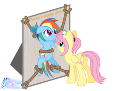 Size: 8000x6000 | Tagged: safe, artist:nightmaremoons, fluttershy, rainbow dash, pegasus, pony, g4, absurd resolution, alternate hairstyle, bondage, bondage furniture, bound wings, butt, dashsub, erotic tickling, feather, female, femsub, fetish, flower, flutterdom, heart eyes, lesbian, mare, plot, ponytail, rope, scrunchy face, ship:flutterdash, shipping, show accurate, simple background, spread eagle, submissive, suspended, teary eyes, tickle fetish, tickle torture, tickling, tied up, transparent background, vector, wingding eyes