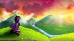 Size: 1600x900 | Tagged: safe, artist:disc-kordiark, twilight sparkle, alicorn, pony, g4, female, mare, solo, twilight sparkle (alicorn)