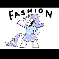 Size: 4000x4000 | Tagged: safe, artist:gsphere, rarity, g4, fashion, female, solo, that pony sure does love fashion