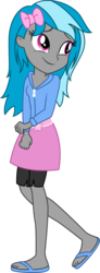Size: 3000x8190 | Tagged: safe, artist:theshadowstone, oc, oc only, oc:star flower, equestria girls, g4, clothes, sandals, skirt, solo, sweater