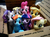 Size: 1160x868 | Tagged: safe, artist:buttercupbabyppg, applejack, derpy hooves, fluttershy, pinkie pie, rainbow dash, rarity, twilight sparkle, pegasus, pony, g4, box, cardboard box, cute, female, irl, looking at you, mane six, mare, photo, plushie, pony in a box, shipping, smiling