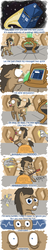 Size: 850x4400 | Tagged: safe, derpy hooves, doctor whooves, time turner, pegasus, pony, g4, allons-y, ask, askdrwhooves, comic, derp, female, mare, tardis, tumblr