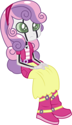Size: 4392x7644 | Tagged: safe, sweetie belle, android, gynoid, robot, equestria girls, g4, absurd resolution, clothes, female, simple background, skirt, solo, sweetie bot, transparent background