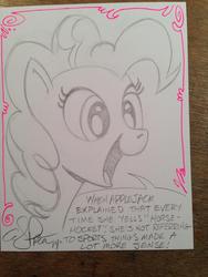 Size: 852x1136 | Tagged: safe, artist:andy price, pinkie pie, g4, andy you magnificent bastard, female, solo, traditional art