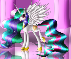 Size: 2400x2000 | Tagged: safe, artist:mrbrunoh1, princess celestia, alicorn, pony, g4, female, high res, solo