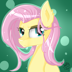 Size: 1996x2000 | Tagged: safe, artist:herusann, fluttershy, g4, female, looking at you, solo