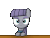 Size: 1600x1200 | Tagged: safe, artist:heavymetalbronyyeah, maud pie, g4, animated, cute, eye shimmer, female, looking at you, maudabetes, simple background, solo
