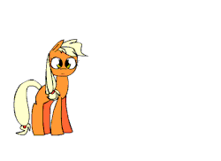 Size: 550x400 | Tagged: safe, artist:mushroomcookiebear, applejack, pinkie pie, g4, animated, blinking, female, glomp, heart, hug, lesbian, looking at you, ship:applepie, shipping