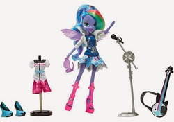 Size: 500x351 | Tagged: safe, princess luna, vice principal luna, equestria girls, g4, my little pony equestria girls: rainbow rocks, brushable, clothes, doll, female, irl, outfit, photo, ponied up, pony ears, toy, wings