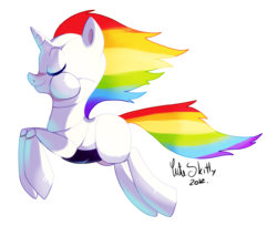 Size: 2109x1800 | Tagged: safe, artist:cuteskitty, pony, ponified, robot unicorn attack, solo