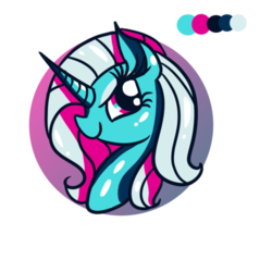 Size: 500x500 | Tagged: safe, trixie, pony, unicorn, g4, female, limited palette, mare, solo