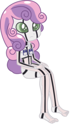 Size: 1724x3000 | Tagged: artist needed, safe, edit, sweetie belle, robot, equestria girls, g4, barefoot, feet, female, floppy disk, simple background, solo, sweetie bot, transparent background, vector