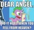 Size: 436x386 | Tagged: safe, edit, edited screencap, screencap, angel bunny, spike, demon, dragon, friendship is magic, g4, my little pony: friendship is magic, angelic bunny, angelspike, caption, gay, heaven, image macro, letter, male, meme, pun, quill, scroll, shipping, solo, spike's love letters, subverted meme, tongue out, twilight's canterlot home, window