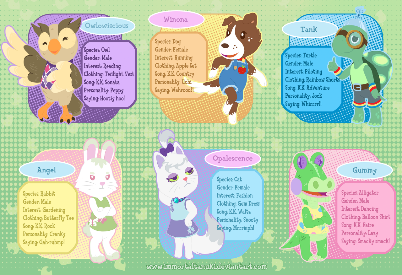 681409 - safe, artist:immortaltanuki, angel bunny, gummy, opalescence, owlowiscious, tank, winona, alligator, cat, dog, owl, tortoise, anthro, animal crossing, animal crossing: new leaf, anthro pets, clothes, pet six - Derpibooru 681409 - safe, artist:immortaltanuki, angel bunny, gummy, opalescence, owlowiscious, tank, winona, alligator, cat, dog, owl, tortoise, anthro, animal crossing, animal crossing: new leaf, anthro pets, clothes, pet six - Derpibooru