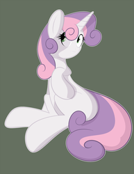 Size: 1190x1540 | Tagged: safe, artist:pepperminty pony, sweetie belle, g4, female, solo