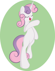 Size: 1190x1540 | Tagged: safe, artist:pepperminty pony, sweetie belle, g4, female, solo