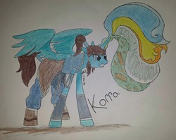 Size: 1228x979 | Tagged: safe, artist:ashal888, alicorn, pony, korra, ponified, solo, the legend of korra, traditional art