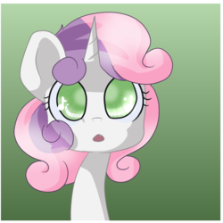 Size: 1280x1280 | Tagged: safe, artist:rue-willings, sweetie belle, g4, cute, diasweetes, female, solo