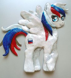 Size: 700x767 | Tagged: safe, artist:kassberke, irl, magnet, nation ponies, photo, russia, sculpture, solo