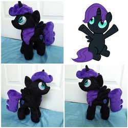 Size: 600x600 | Tagged: safe, artist:penniesponyplushies, oc, oc only, oc:nyx, irl, photo, plushie