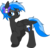 Size: 1280x1229 | Tagged: safe, artist:mysteriouskaos, oc, oc only, oc:skull candy, pegasus, pony, solo