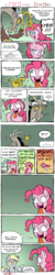 Size: 3897x19497 | Tagged: safe, artist:redapropos, derpy hooves, discord, pinkie pie, pegasus, pony, g4, comic, derp, faic, female, floppy ears, mare, mismatched eyes, open mouth, pure unfiltered evil, question mark, smiling, smirk, stuck, tongue out, underp, uvula, waving, wide eyes, yelling