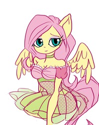 Size: 2315x2911 | Tagged: safe, artist:paine86, fluttershy, equestria girls, g4, female, high res, humanized, ponied up, solo