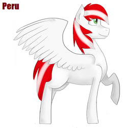 Size: 637x640 | Tagged: safe, artist:amber flicker, oc, oc only, nation ponies, peru, solo