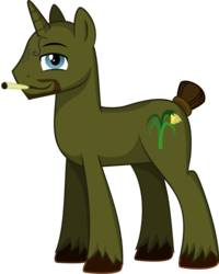 Size: 1000x1251 | Tagged: safe, artist:madzik0107, gothic(video game), ponified, smoking, tail wrap