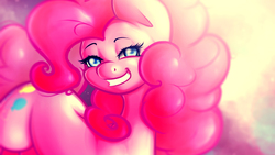 Size: 1920x1080 | Tagged: safe, artist:kelisah, pinkie pie, g4, bedroom eyes, female, solo