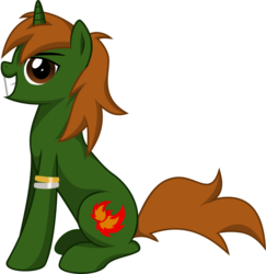 Size: 1024x1055 | Tagged: safe, artist:madzik0107, pony, gothic(video game), ponified, solo