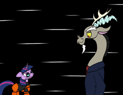 Size: 1100x850 | Tagged: safe, artist:turkleson, discord, twilight sparkle, g4, crossover, g-man, half-life, hev suit, tumblr