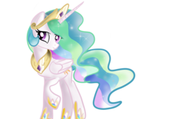 Size: 1584x1072 | Tagged: safe, artist:tanianoemi, princess celestia, pony, g4, female, looking at you, mare, raised hoof, simple background, smiling, solo, transparent background, vector