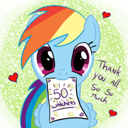 Size: 900x900 | Tagged: safe, artist:lunamoonasuna, rainbow dash, g4, female, heart, mouth hold, solo