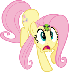 Size: 6000x6241 | Tagged: safe, edit, fluttershy, frog, pegasus, pony, g4, absurd resolution, crossover, demon frog, female, kirby (series), kirby of the stars, mare, simple background, this will end in tears, transparent background, vector