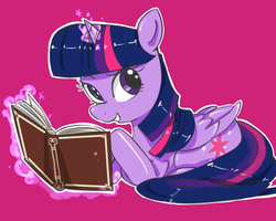 Size: 1280x1024 | Tagged: safe, artist:daikoku, twilight sparkle, alicorn, pony, g4, book, female, mare, pixiv, solo, twilight sparkle (alicorn)