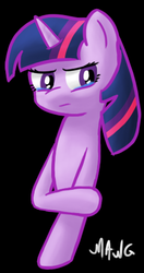 Size: 255x482 | Tagged: safe, artist:mang, twilight sparkle, g4, crying, female, profile, solo