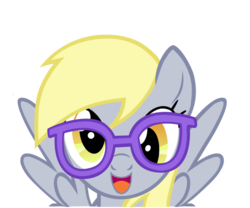 Size: 979x816 | Tagged: safe, artist:swearn, derpy hooves, pegasus, pony, g4, female, glasses, mare, simple background, solo, transparent background, vector