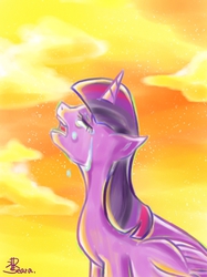 Size: 430x575 | Tagged: safe, artist:ki charan se ara, twilight sparkle, alicorn, pony, g4, crying, female, mare, pixiv, solo, twilight sparkle (alicorn)