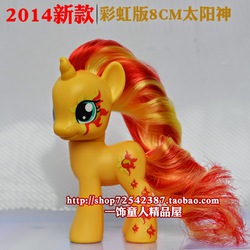 Size: 750x750 | Tagged: safe, sunset shimmer, pony, unicorn, g4, official, brushable, female, name translation, rainbow power, solo, takara tomy, taobao, toy