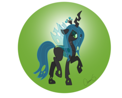 Size: 4264x3437 | Tagged: dead source, safe, artist:appletaffy, queen chrysalis, changeling, changeling queen, g4, female, simple background, solo