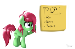 Size: 2550x1650 | Tagged: safe, oc, oc only, oc:newsie, /mlp/, 4chan, horse news, solo